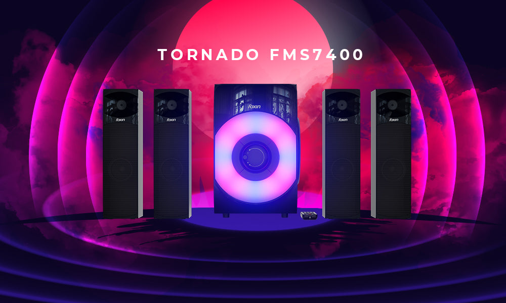 FMS 7400 TORNADO - Multimedia Speakers that truly live up to its name!