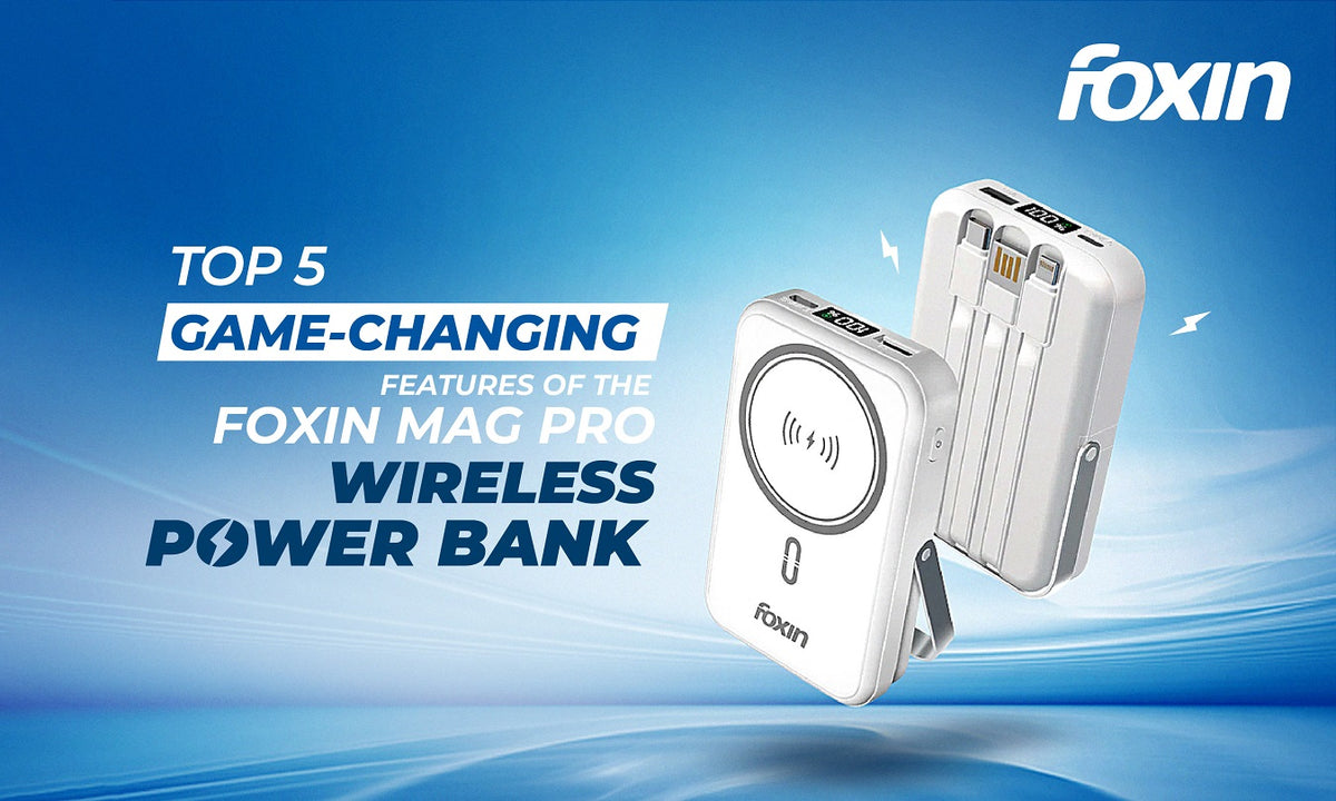 Foxin Token The Foxin Mag Pro Wireless Power Bank's top five game-changing features