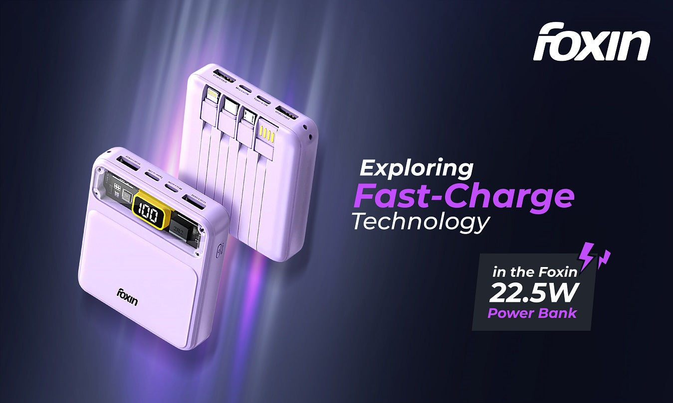 Exploring Fast-Charge Technology in the Foxin 22.5W Power Bank