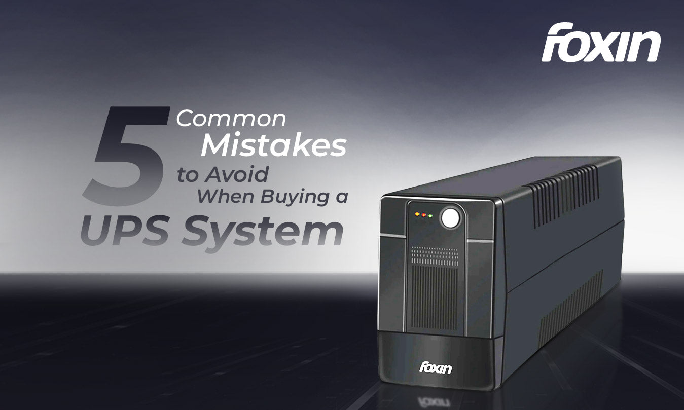 5 Common Mistakes to Avoid When Buying a UPS System