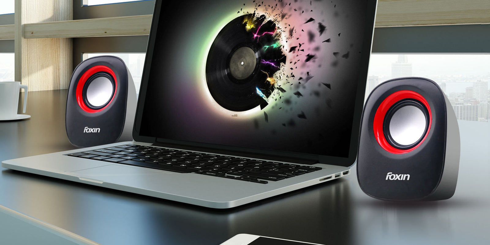 Foxin computer speaker