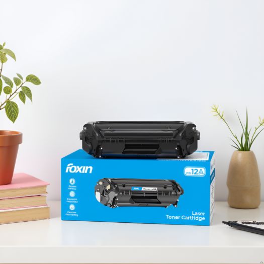 Foxin Black Laser Toner Printer Cartridge for HP Laser Jet