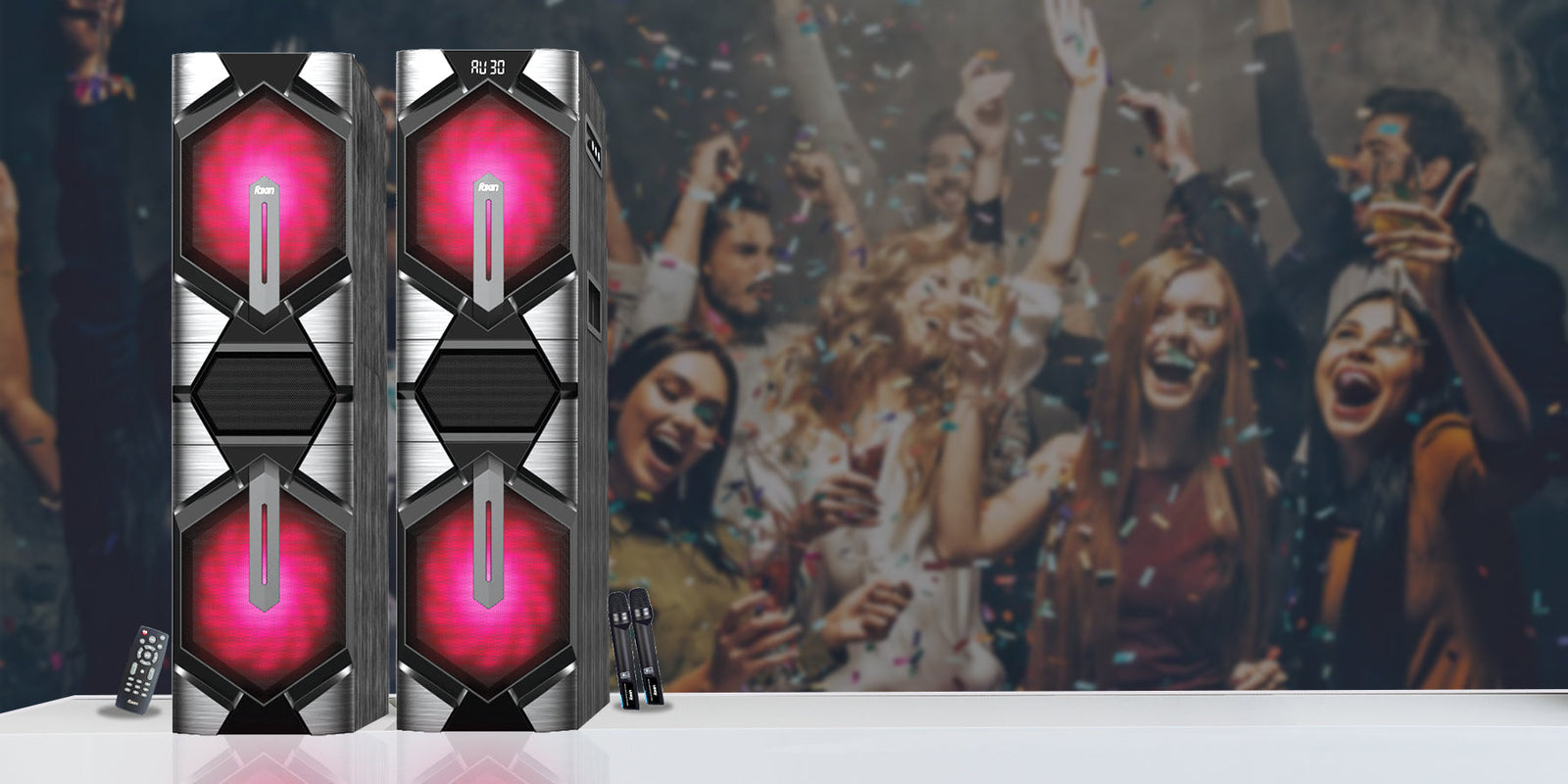 Foxin Tower speaker, party speaker.