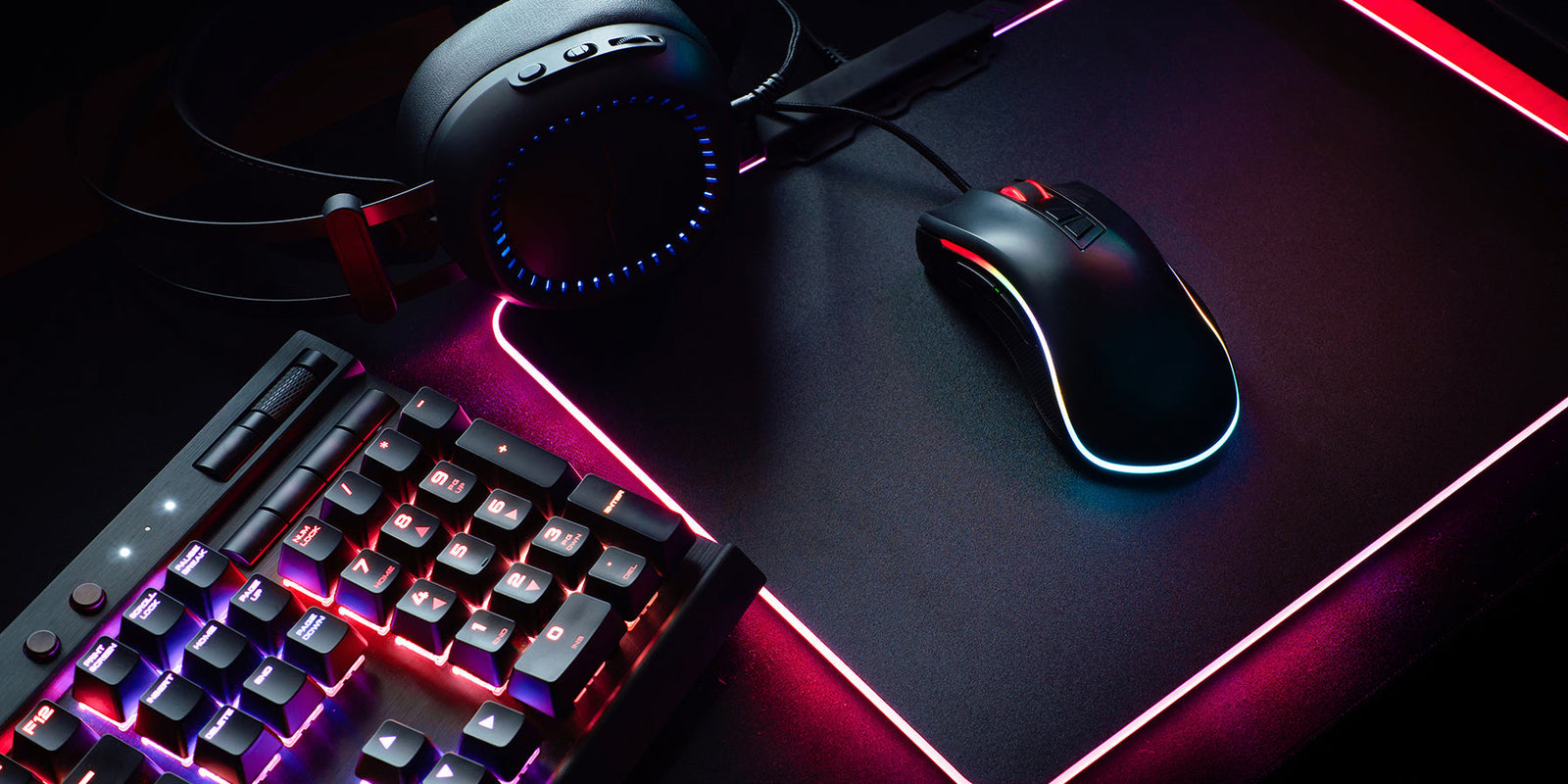 Foxin PC peripherals, keyboard, mouse, headphone