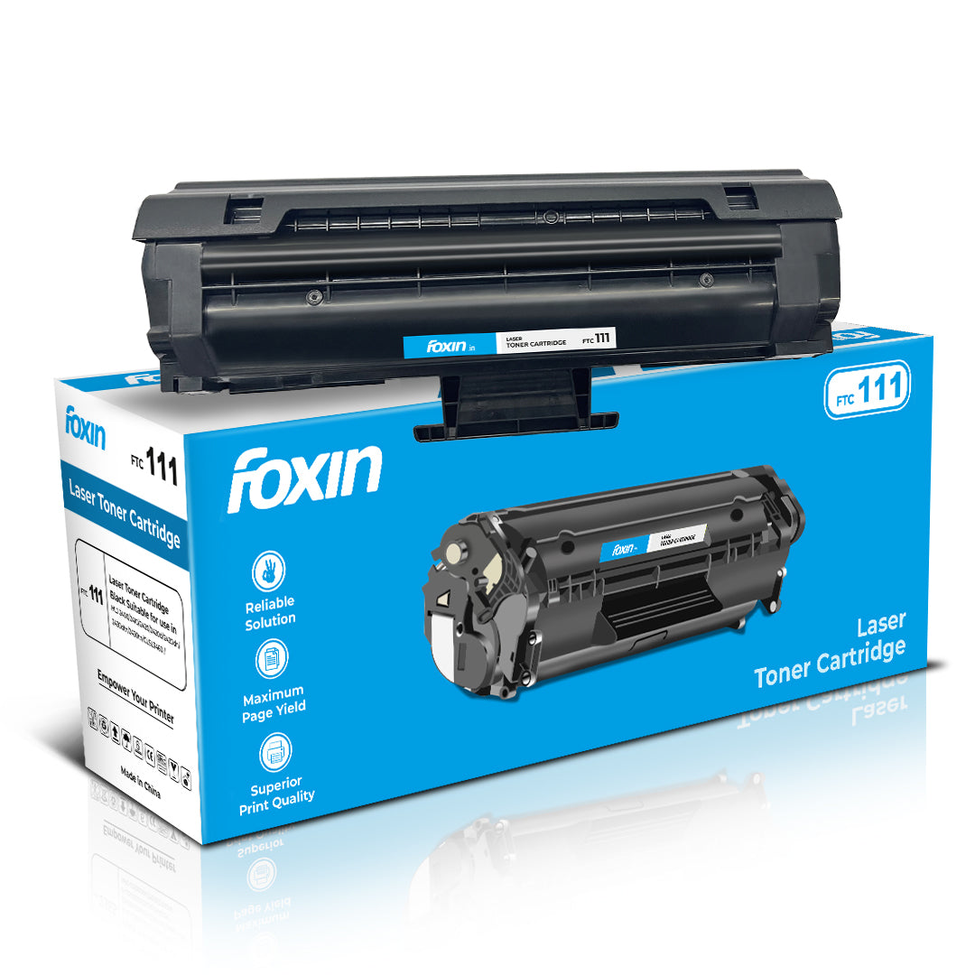 Foxin FTC 111/D111S Toner Cartridge for Samsung Xpress SL-M2070, SL-M2070F, SL-M2070FW, SL-M2070W, SL-M2071, SL-M2071F, SL-M2071FW, SL-M2071W, M2022, M2020W, M2026, M2026W