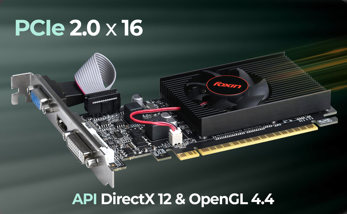 FGC 610 2GB DDR3 Graphics Card | 64-bit GPU