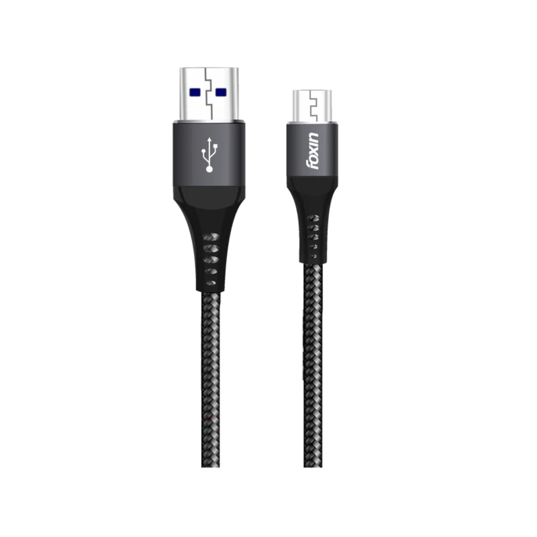 Foxin ME011 Nylon Braided TPE Micro USB Cable