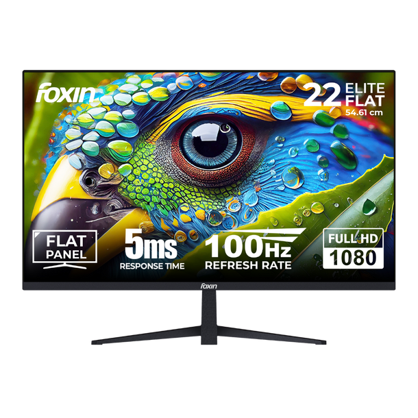 Foxin Elite 22 Inch FHD LED Monitor | Black