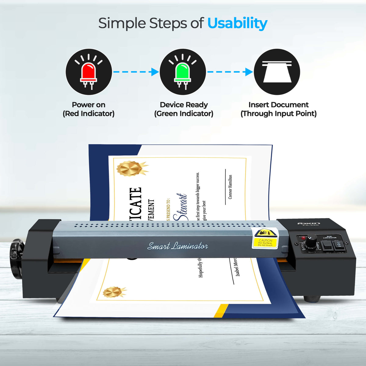 FX-330 Smart Laminator Metal Body