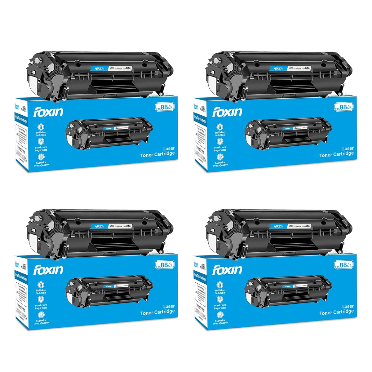 FTC 88A -Black Laser Toner Printer Cartridge for HP LaserJet 1106 / 1007 / 1008 / 1136 / MSP128