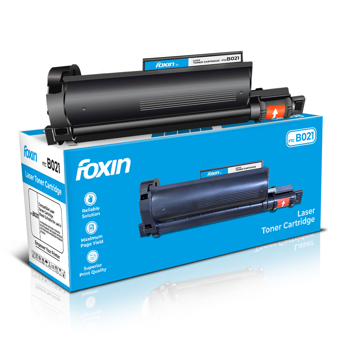 Foxin FTC B021 Toner Cartridge for Brother TN B021 Toner Cartridge Compatible for Brother Printer DCP-B7500D, DCP-B7535DW, HL-B2000D, HL-B2080DW, MFC-B7715DW