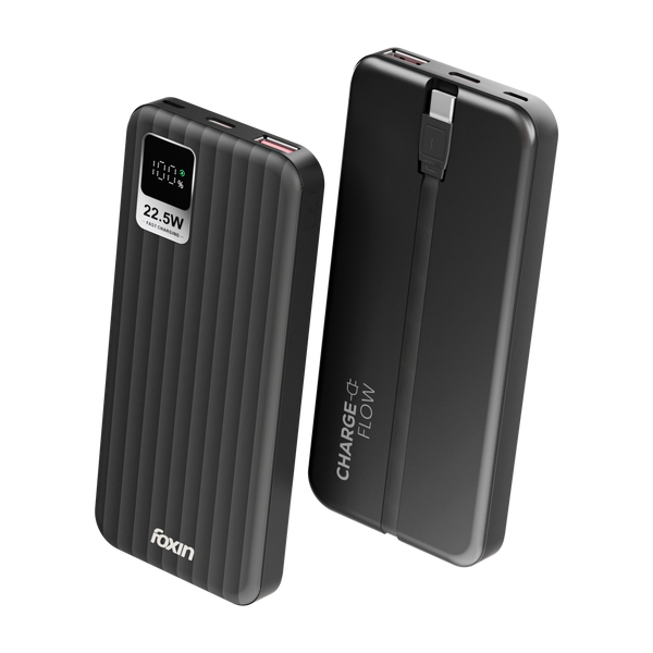 Charge Flow 10000 mAh  Power Bank - Black