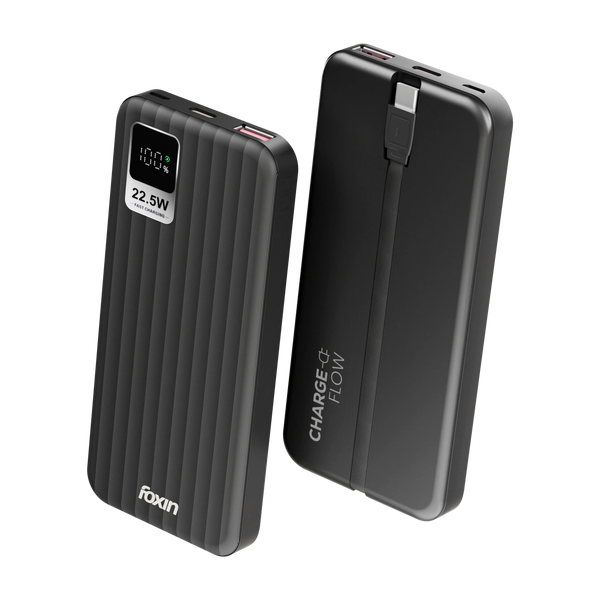 Charge Flow 10000 mAh  Power Bank - Black