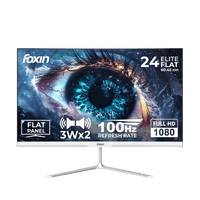 Elite 24 Inch Flat LED Monitor - White
