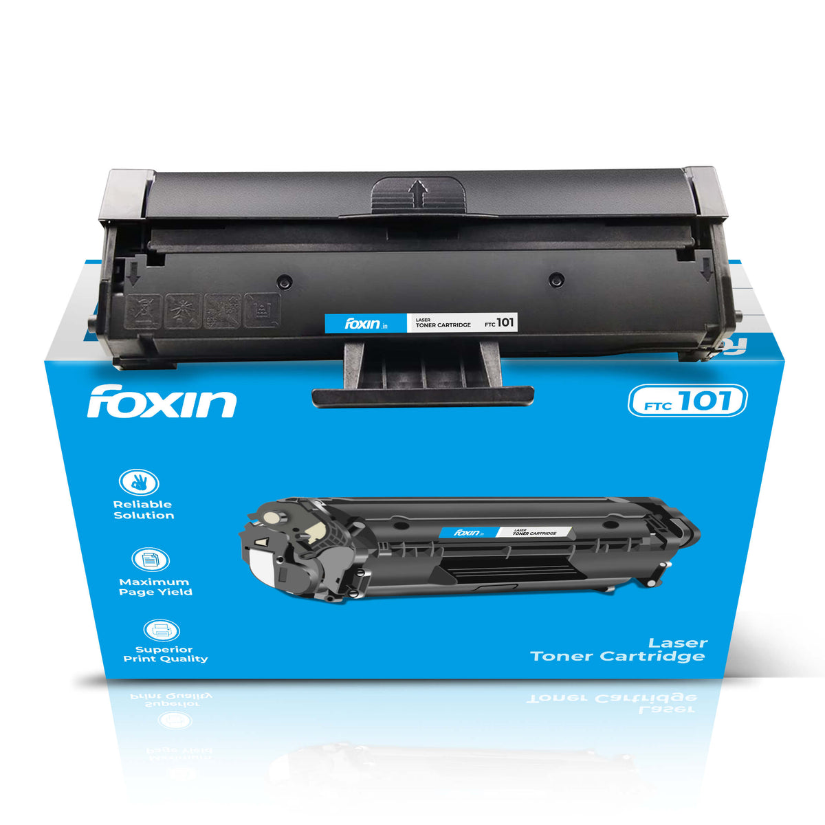 Foxin FTC 101 / 101S for MLT D101S Laser Toner Cartridge Use in  Samsung 101 ML 2161 /2162 /2163 /2164 /2165 /2165W /2166 /2166W /2168 /3401 /3405 /3400 /SF 760P /SF 761 Printers