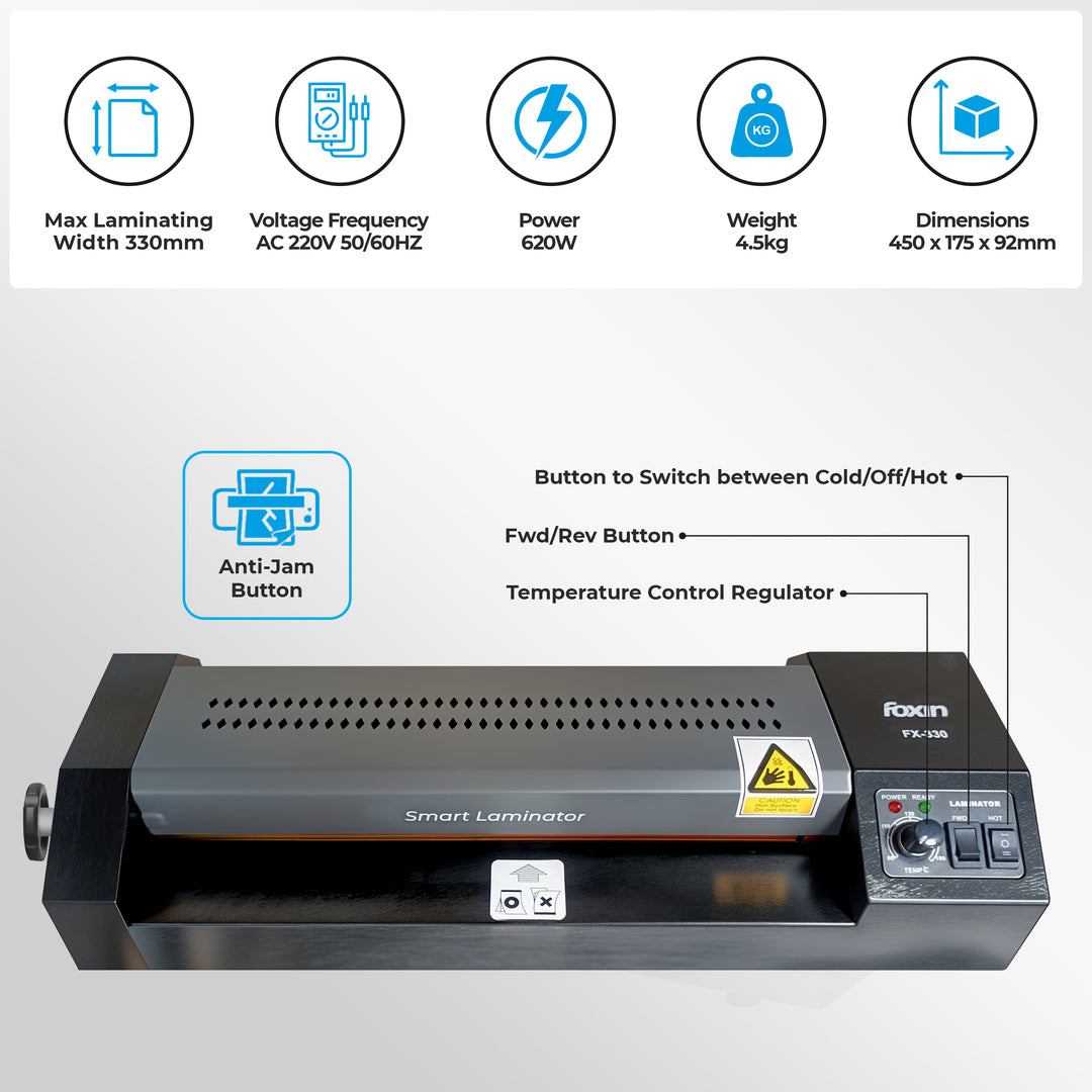 FX-330 Smart Laminator Metal Body