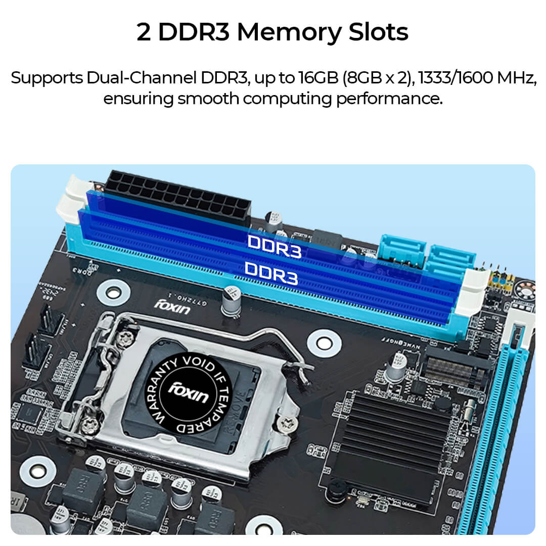 FOXIN H81 Motherboard PRIME LGA 1150 Socket with H81 Chipset