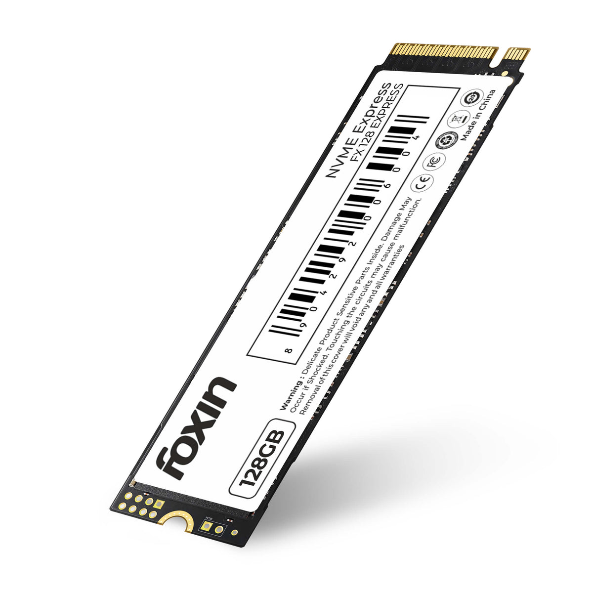 Foxin FX 128 EXPRESS NVME SSD with ultra responsible performance | Read upto 2100MB/sec | Write upto 1800MB/sec, | Micron Chipset | SMI controller