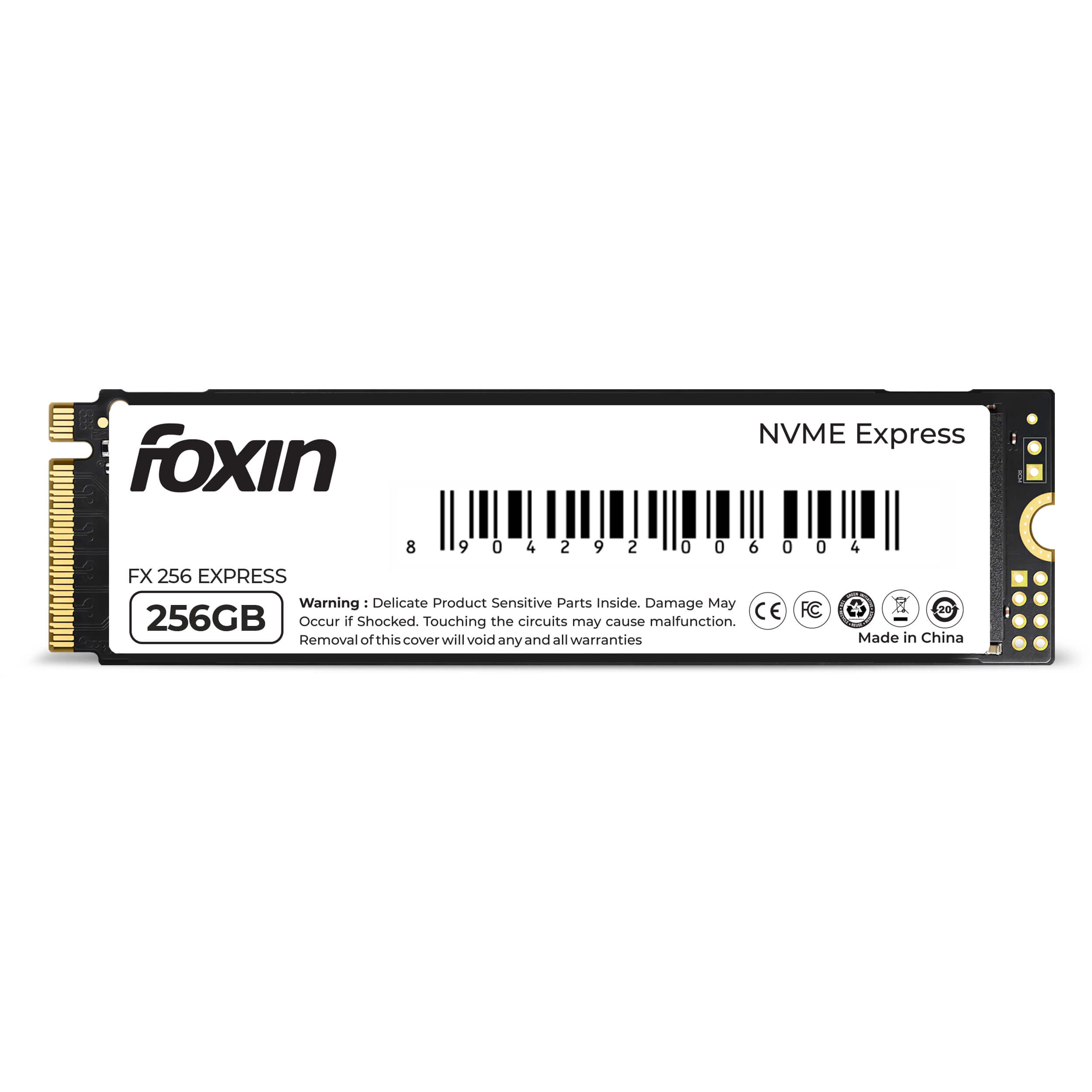 FOXIN SSD 256 GB NVME Yrs Warranty Foxin Brand Store