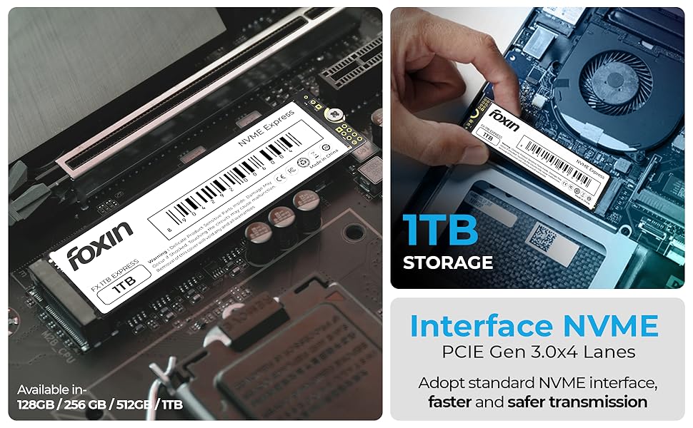FOXIN SSD 512 GB NVME | 5 Yrs Warranty